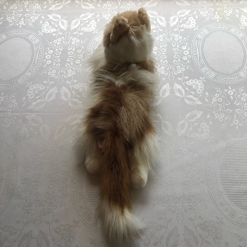 Douglas Kiki Ragdoll Cat Plush Toy Cream/Caramel Fluffy Fur Stuffed Animal